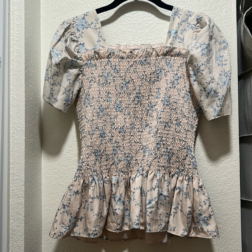 Rachel Parcell size small peplum top